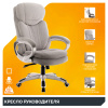 Кресло для руководителя Everprof Кресло Everprof Boss (Босс) T Ткань Серый