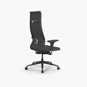 Офисное кресло SynchroSit 10 B1-162D - Bahama /Kb15/Wh12/D02P(M23.B11.G19.W02), Темно-серый, Арт. z509230094 в магазине 5kresel