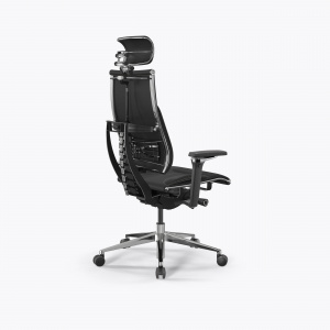 Офисное кресло METTA Y 4DT B2-10D - Infinity /Kc06/Nc06/D15P/H13mL-3D(M26.B32.G25.W03), Черный (бежевая строчка), Черный
