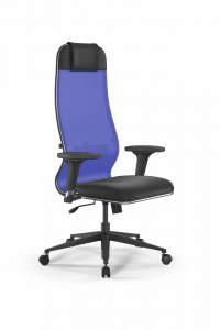 Офисное кресло Sit 10 B1-115D - T+Extra /Um00/Wm12/D02P(M09.B11.G19.W02), Васильковый-Черный, Арт. z509222976 в магазине 5kresel