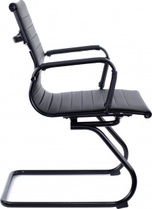 Купить офисное кресло Leo Black CF Экокожа Черный, Арт. eve4918 в магазине 5kresel