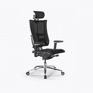 Офисное кресло METTA Y 4DF B2-57D - YM93+Infinity /Vc09/Nc09/D15P/H13mM-3D(M26.B35.G25.W04), Черный, Черный