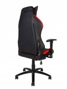 Офисное кресло Кресло офисное, Лотус PRO carbon, Lotus PRO carbon, черно - красная экокожа/ стальная крестовина, Арт. nord-11-00002168 в магазине 5kresel