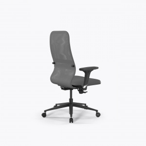 Офисное кресло SynchroSit 8 B2-9D - X2+Extra /Uh00/Wh12/D02P(M25.B11.G19.W02), Серый, Арт. z509233910 в магазине 5kresel