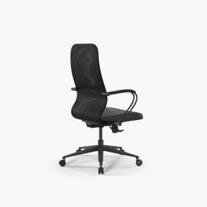 Купить офисное кресло SynchroSit 8 B2-9K - X2+Extra /Uh00/Wh12/K3bL(M25.B11.G19.W02), Черный, Арт. z509231503 в магазине 5kresel