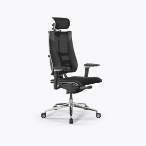 Офисное кресло METTA Y 4DT B2-15D - YM93+Infinity+carbon /Kc14/Nc09/D15P/H13mM-3D(M26.B35.G25.W04), Черный, Черный