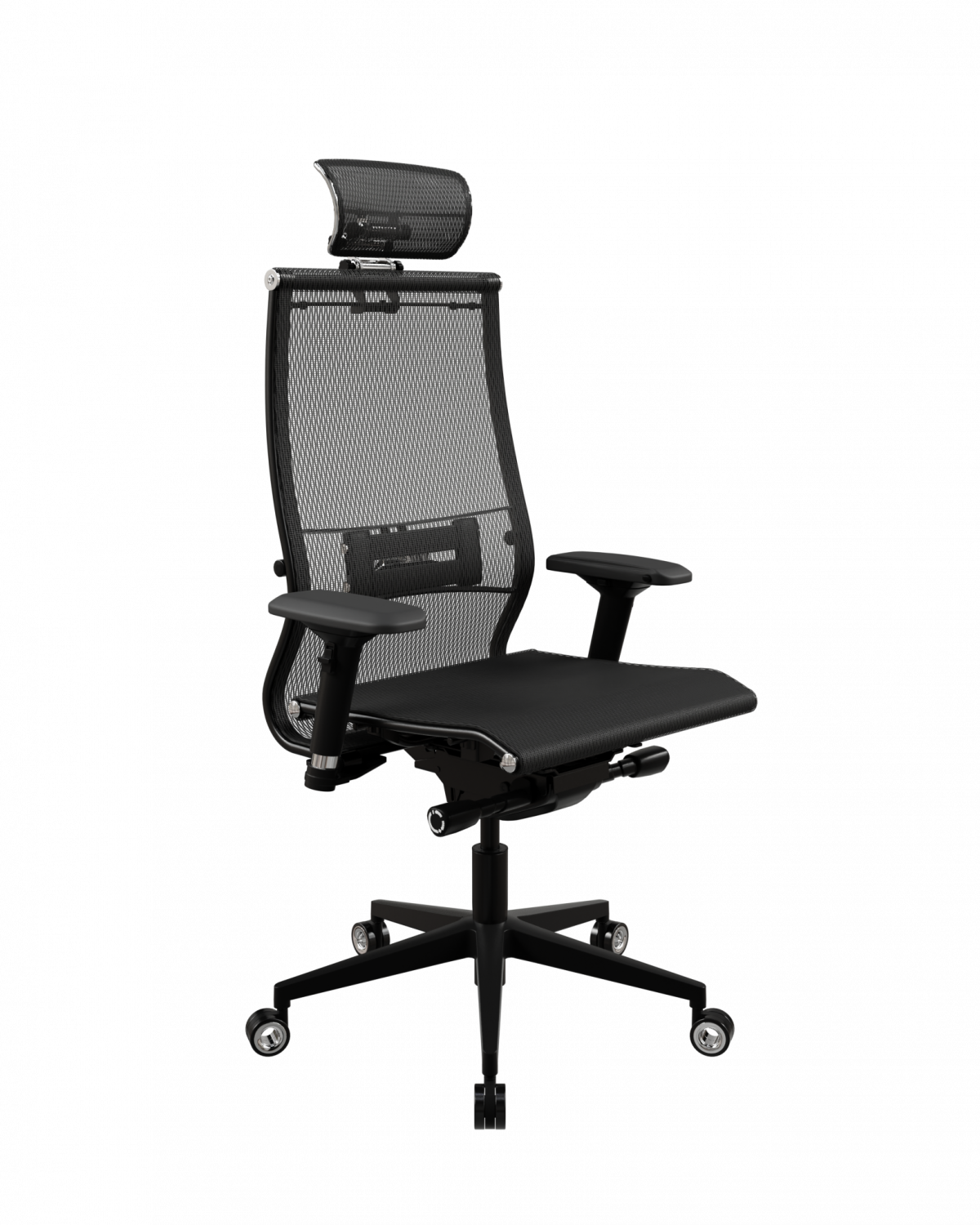 Офисное кресло METTA Samurai Black Edition New, Черный 30.3.15.AA, Черный